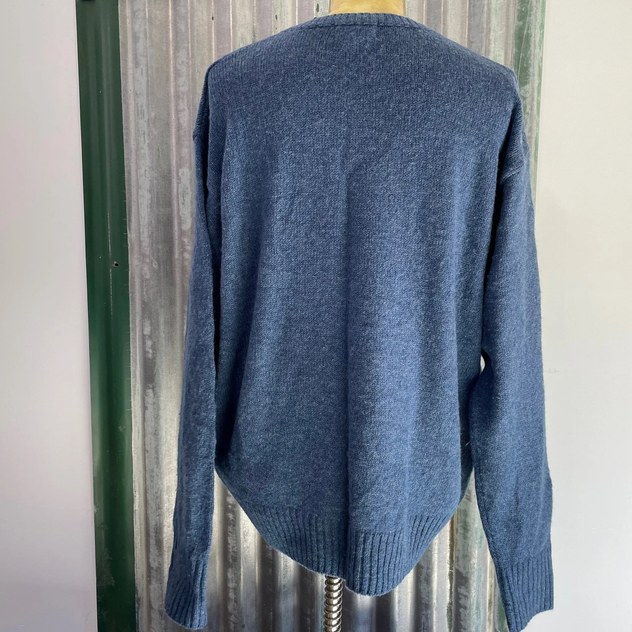 1990's Vintage Navy Pendleton Wool Jumper Sz XL - OOAK