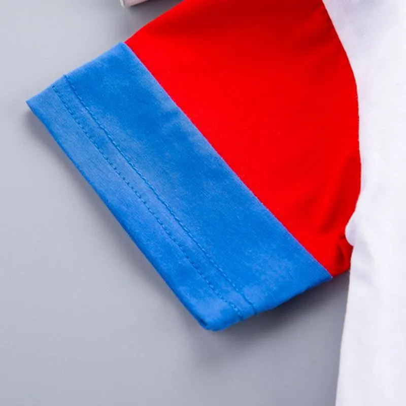 2-piece Color-block T-shirt & Pants for Children Boy