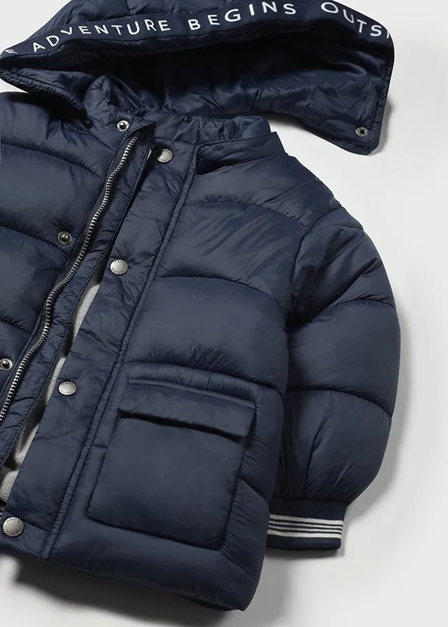 2466 Mayoral Quilted Puffa Jacket