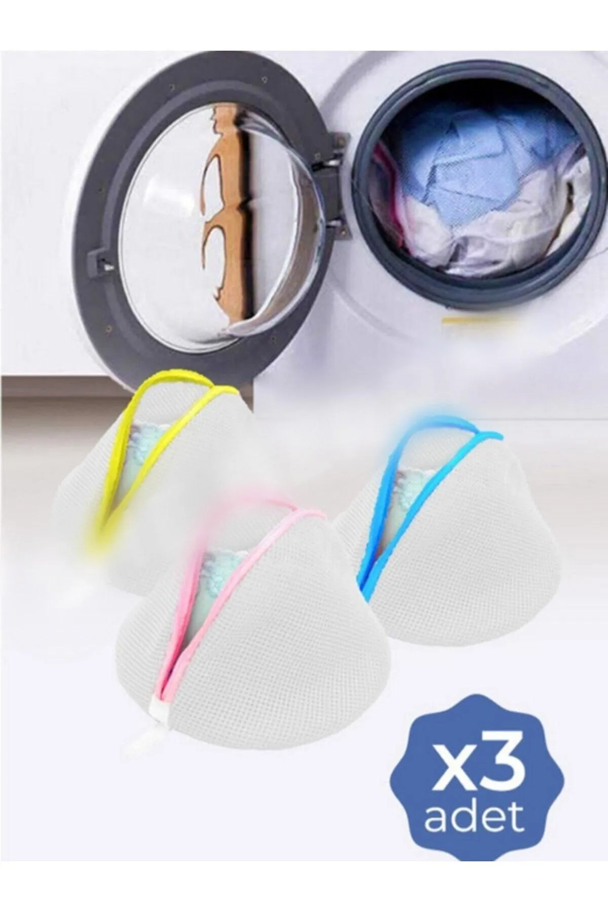 3 Zippered Bra/Underwear Washing Nets