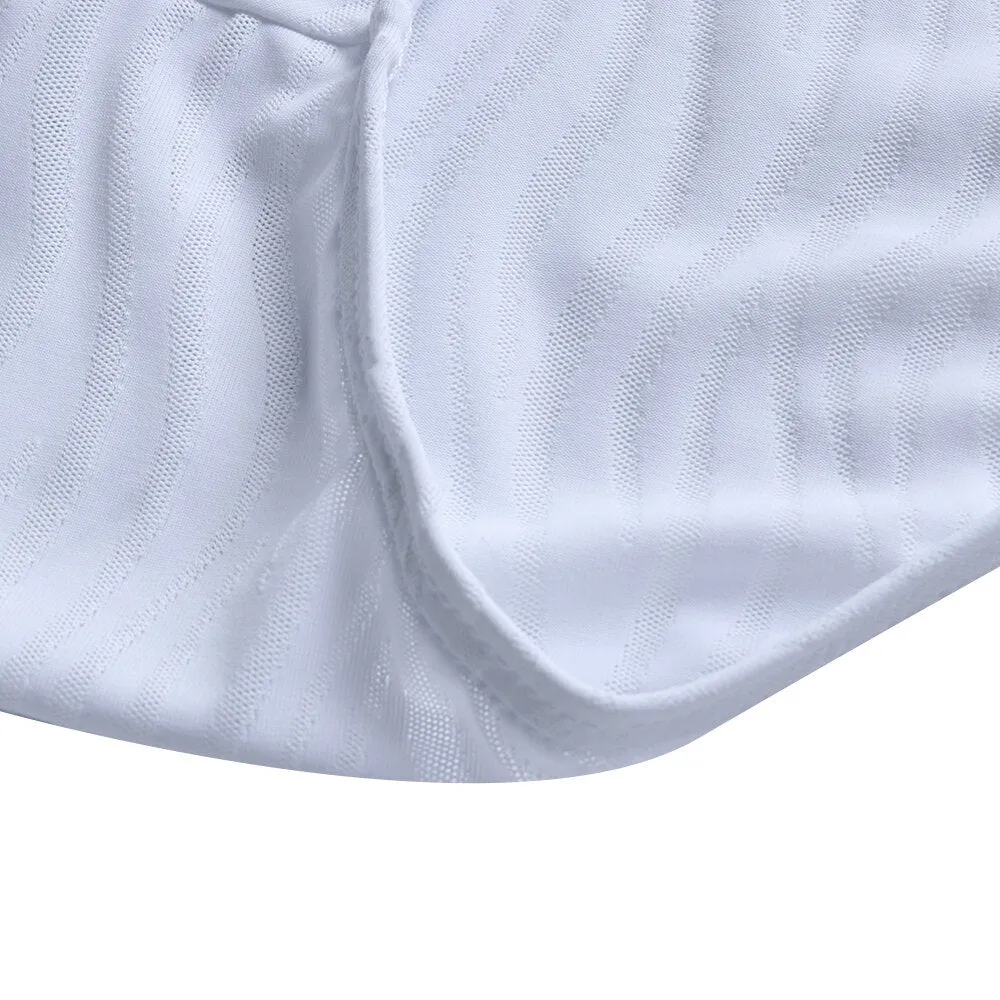3D Pouch Translucent Ice Silk Low Waist Solid Color Briefs