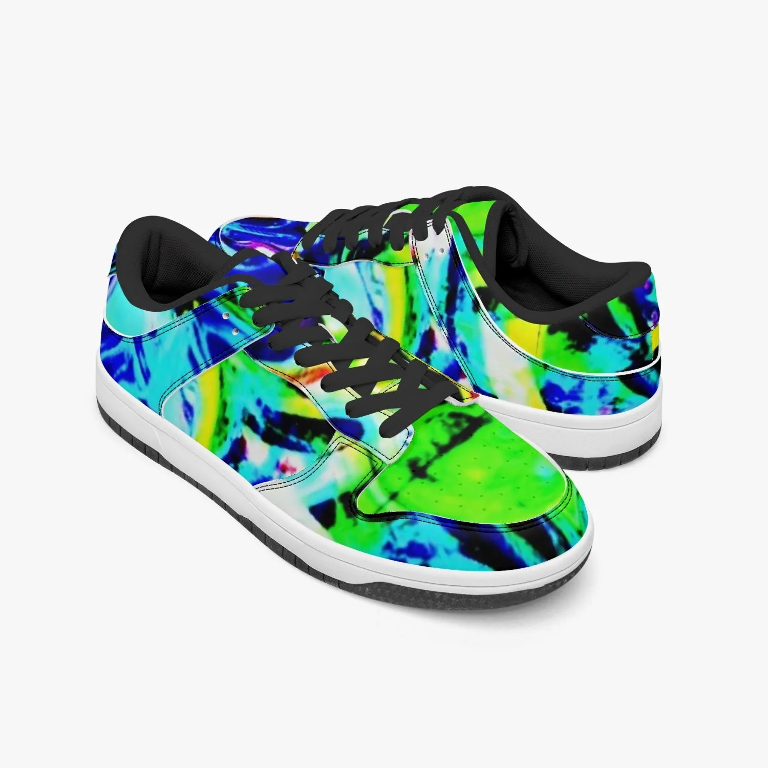 419. Dunk Stylish Low-Top Leather Sneakers