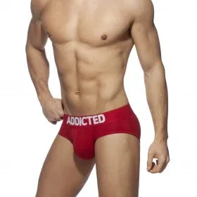 ADDICTED 3 Pack "My Basic" Brief (White, Red & Navy)