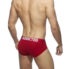 ADDICTED 3 Pack "My Basic" Brief (White, Red & Navy)