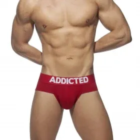 ADDICTED 3 Pack "My Basic" Brief (White, Red & Navy)