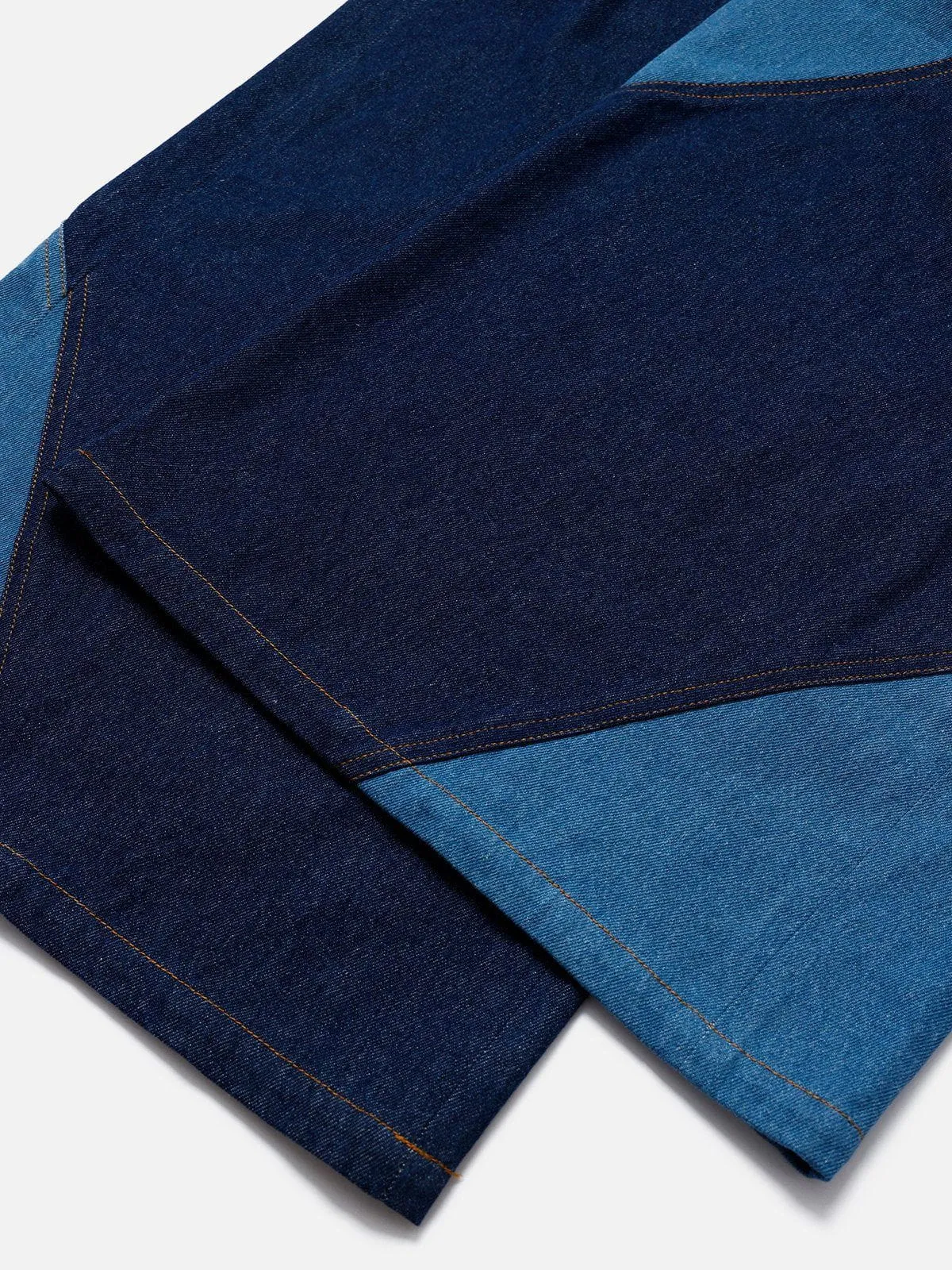 Aelfric Eden Color Blocking Patchwork Loose Jeans