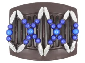 African Butterfly Thick Hair Comb - Dalena Brown 137