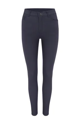 Amber Coated Skinny Jeans Navy