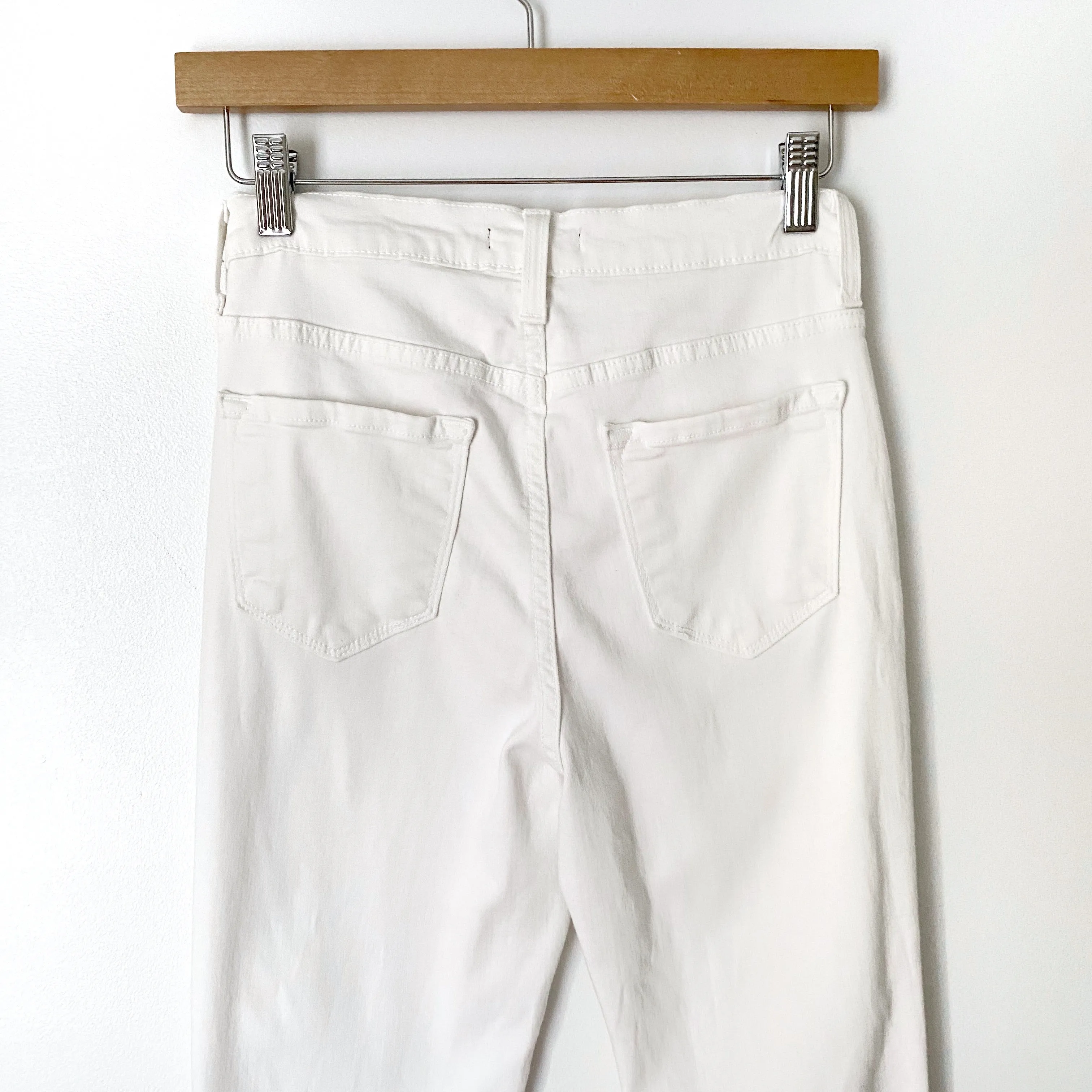 a.n. designs White High Waisted Skinny Jeans- Size 4 (Inseam 31” see notes)
