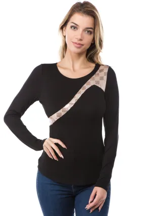 ARABELLA TOP (BLACK)-VT2638