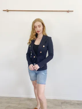 Attitude Unknown Navy Blazer NWT XS