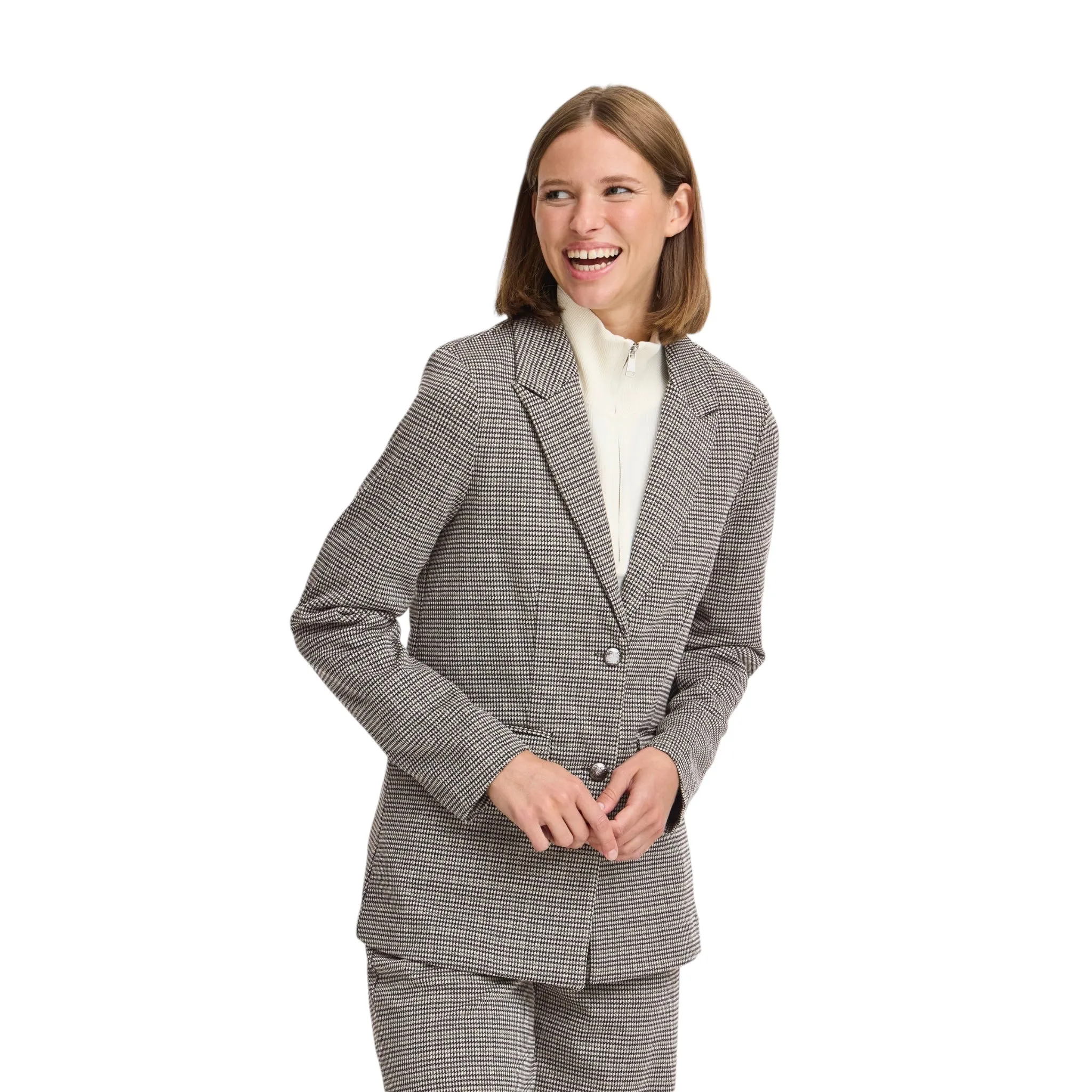 B Young Rowan Blazer Black Mix