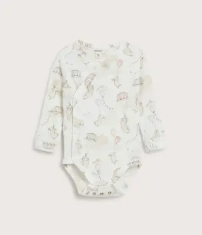 Baby cream bunny balloon bodysuit