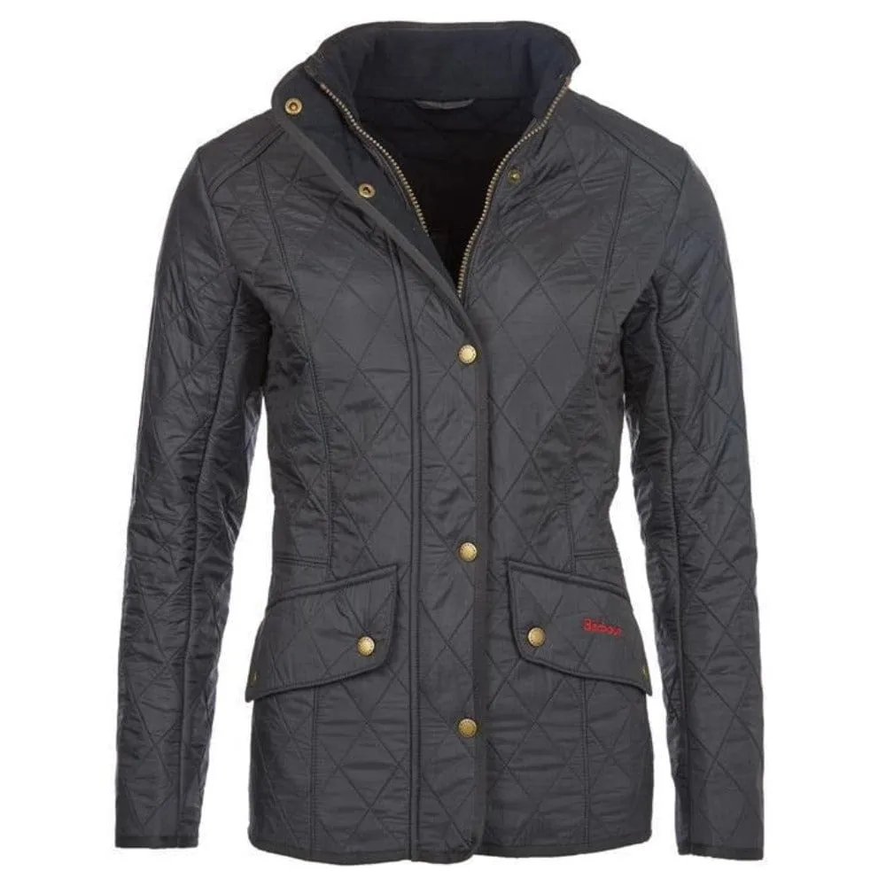 Barbour Cavalry Polar Quilted Jacket In Navy