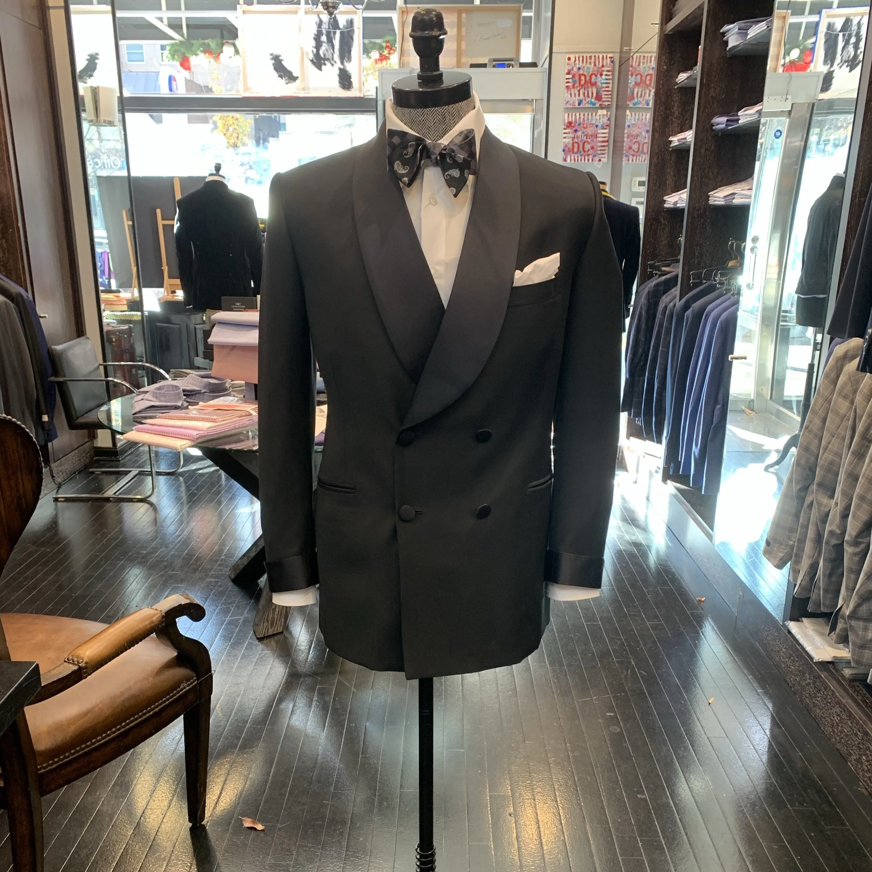 Bespoke Dinner Jacket / Dinner Suit | Handmade / Hand Stitched in England | Davies and Son, London