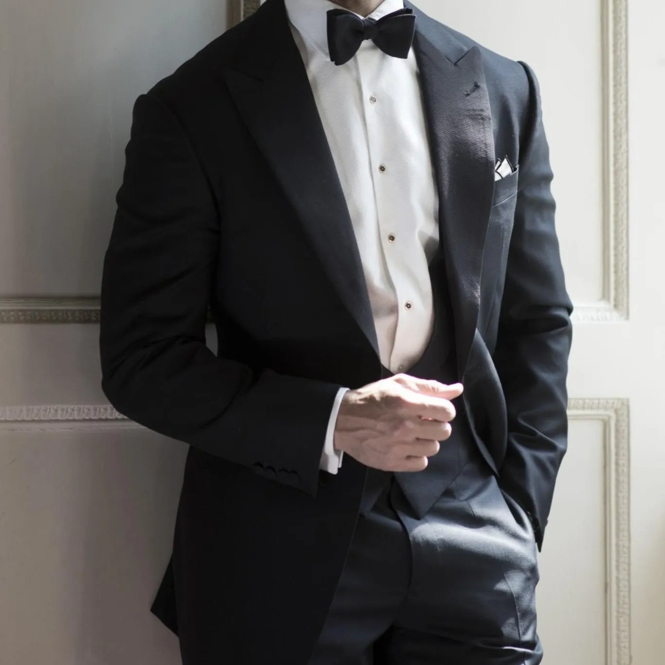 Bespoke Dinner Jacket / Dinner Suit | Handmade / Hand Stitched in England | Davies and Son, London
