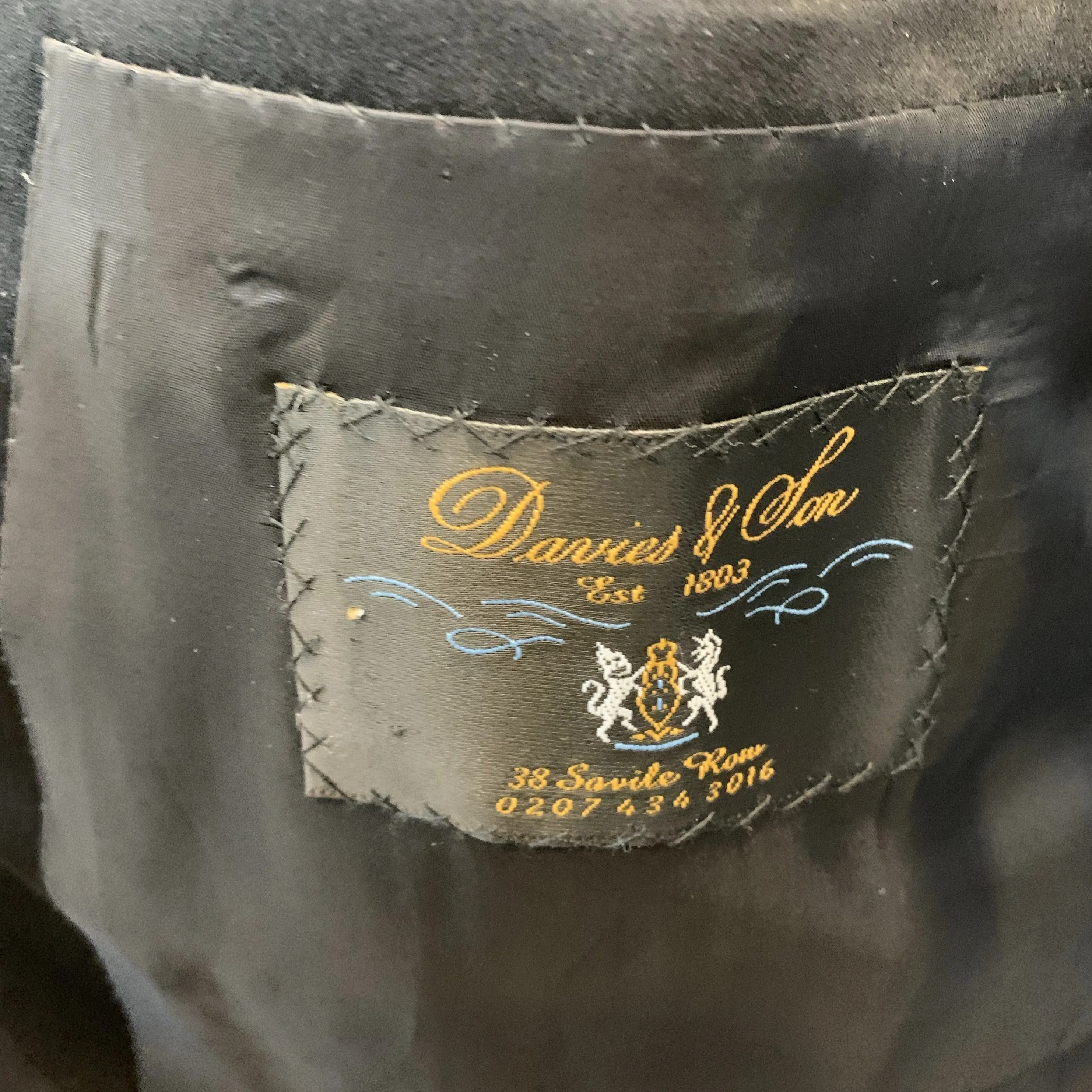 Bespoke Dinner Jacket / Dinner Suit | Handmade / Hand Stitched in England | Davies and Son, London