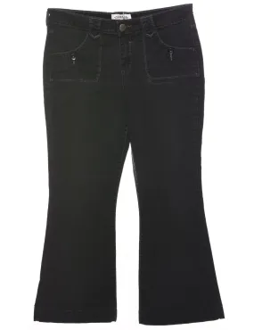 Black Flared Jeans - W32 L27