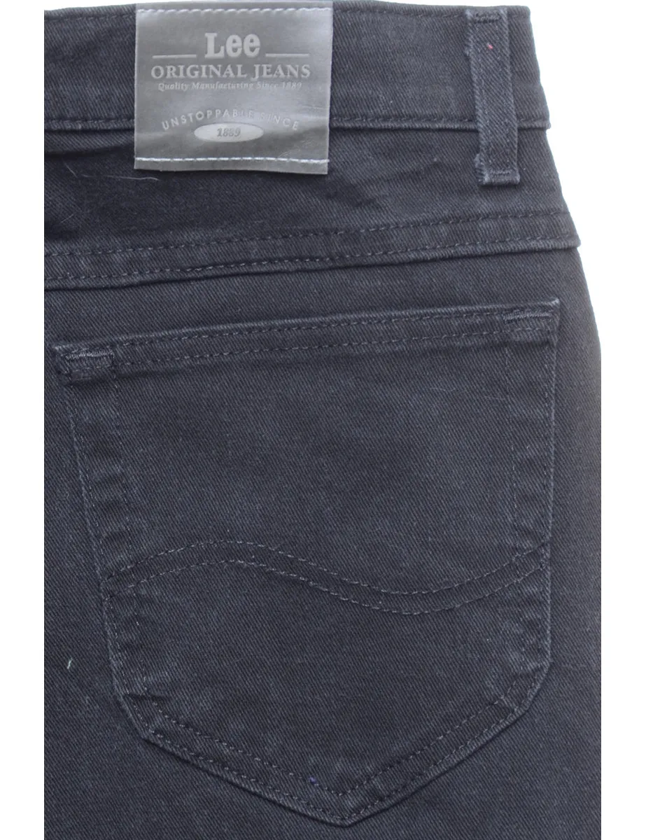 Black Lee Jeans - W32 L32