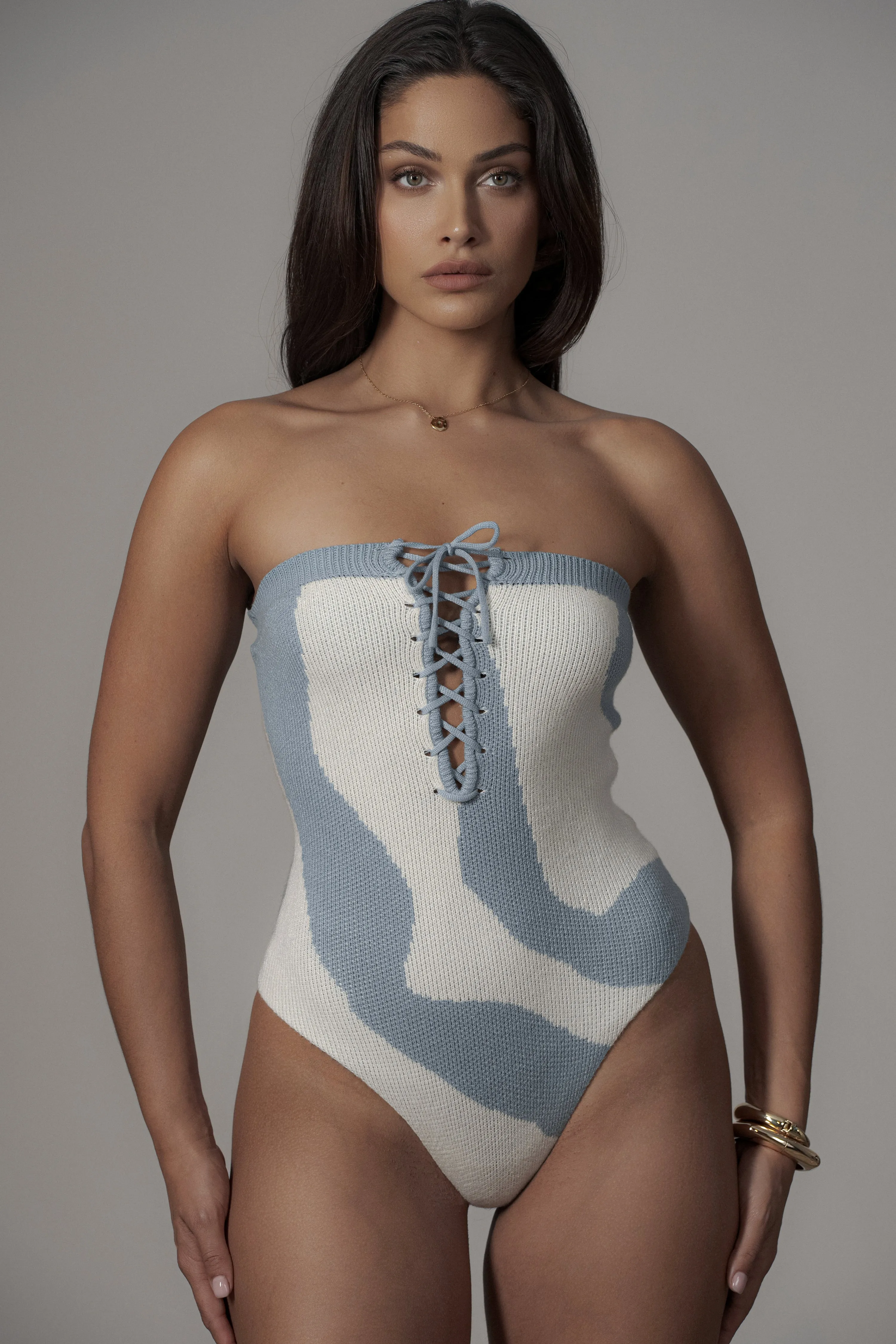 Blue Abstract Seabound Bodysuit