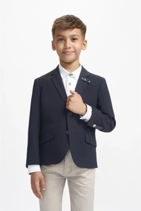 Boys Cavani Slm Fit Siren Blazer - Navy