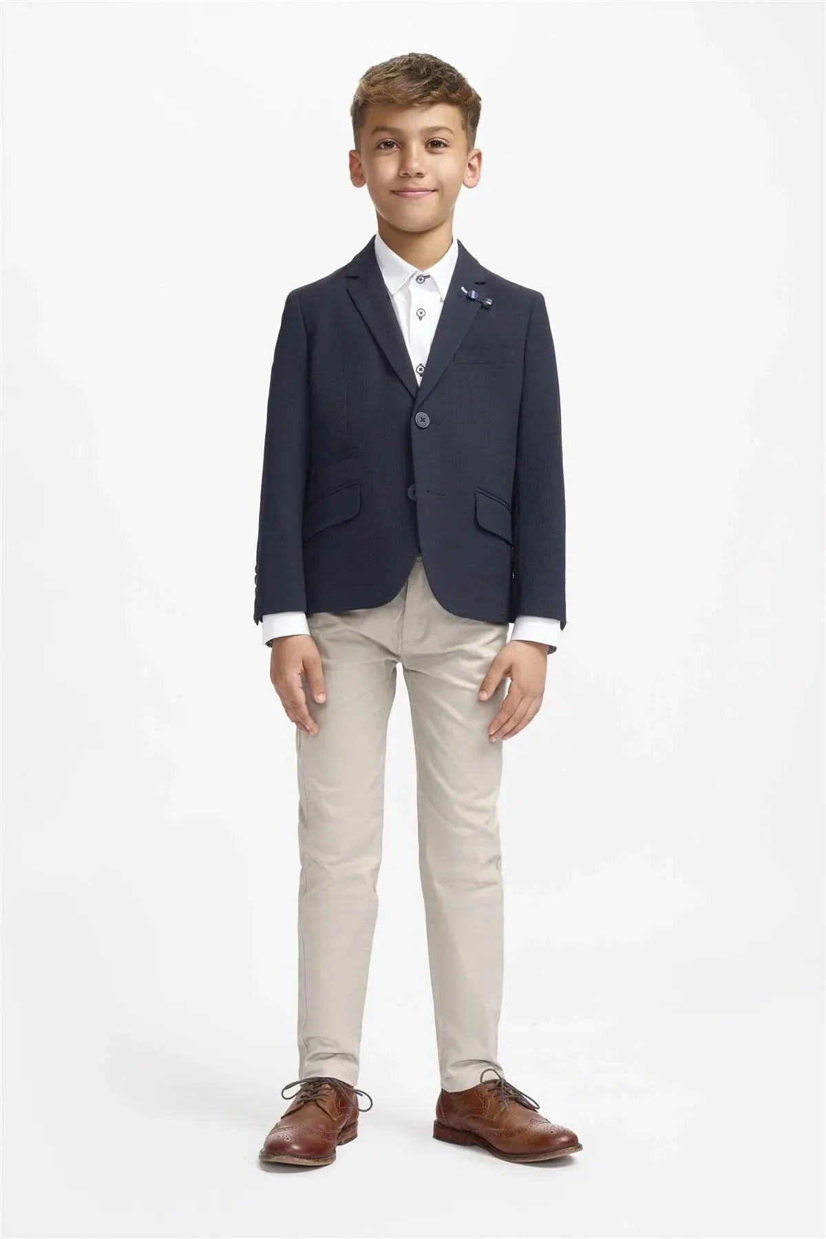 Boys Cavani Slm Fit Siren Blazer - Navy