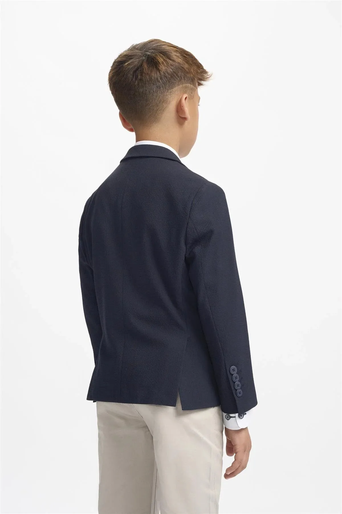 Boys Cavani Slm Fit Siren Blazer - Navy