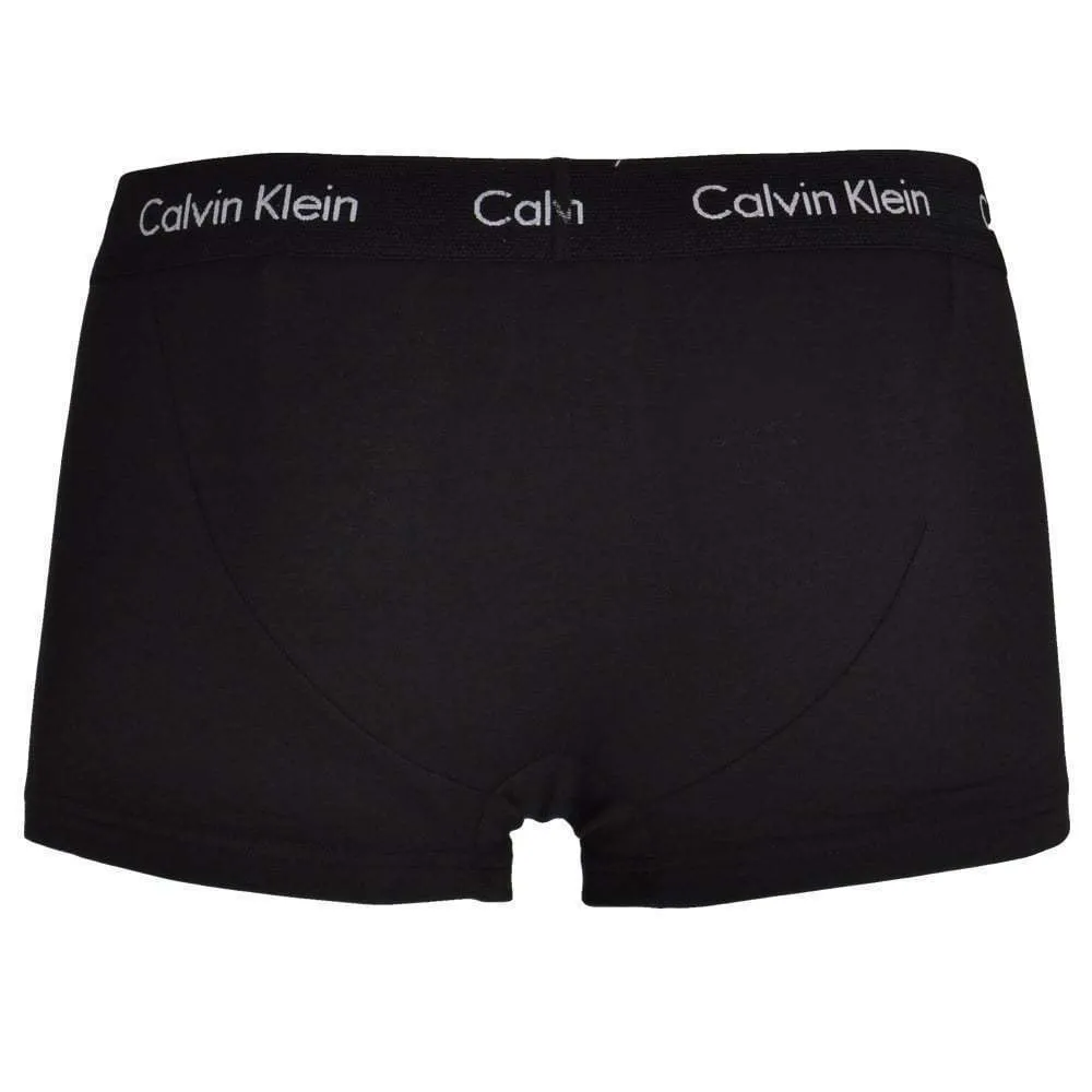 Calvin Klein 3 Pack Cotton Stretch Low Rise Understand in Black