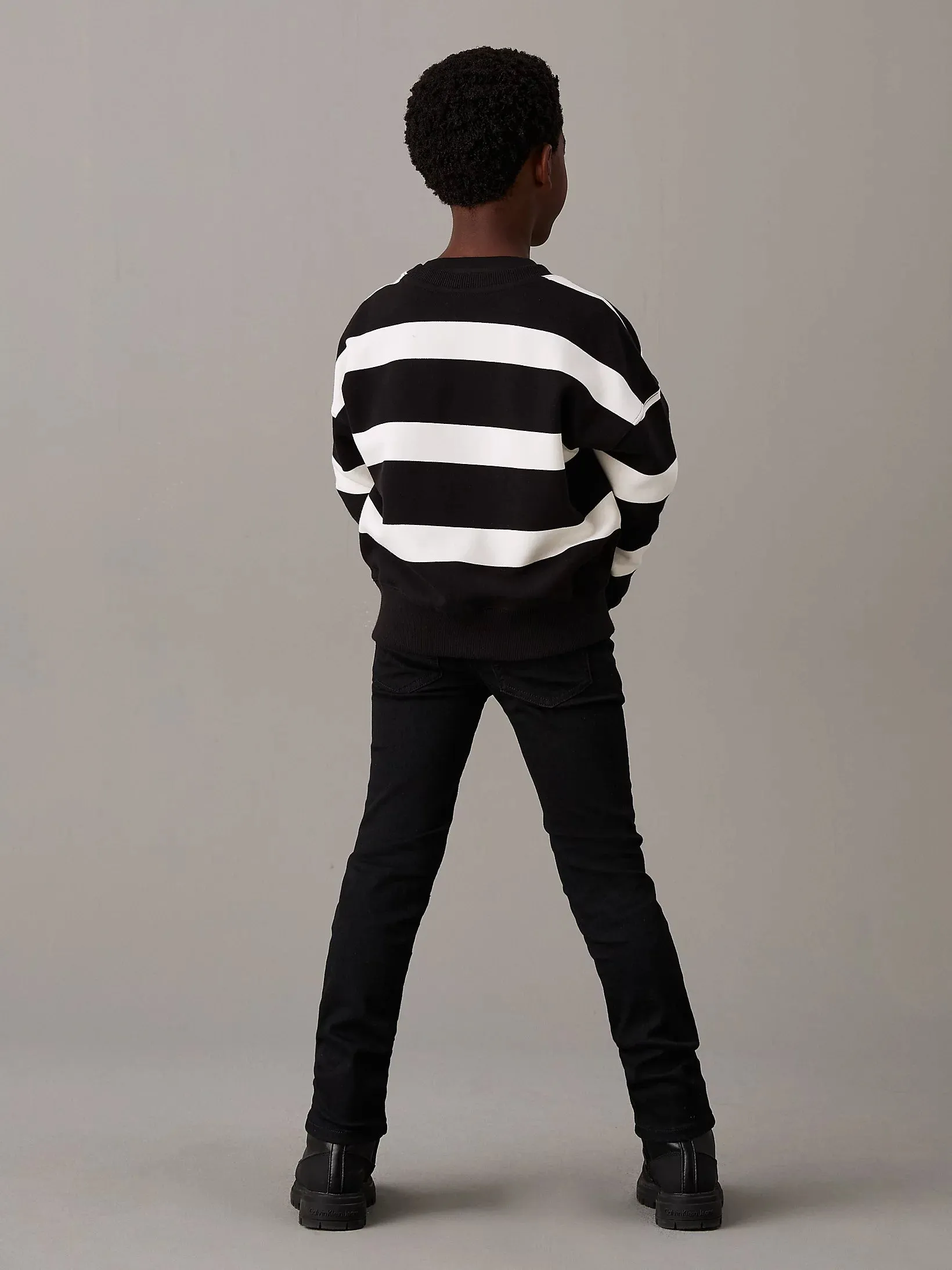 Calvin Klein - black, stretch, slim jeans