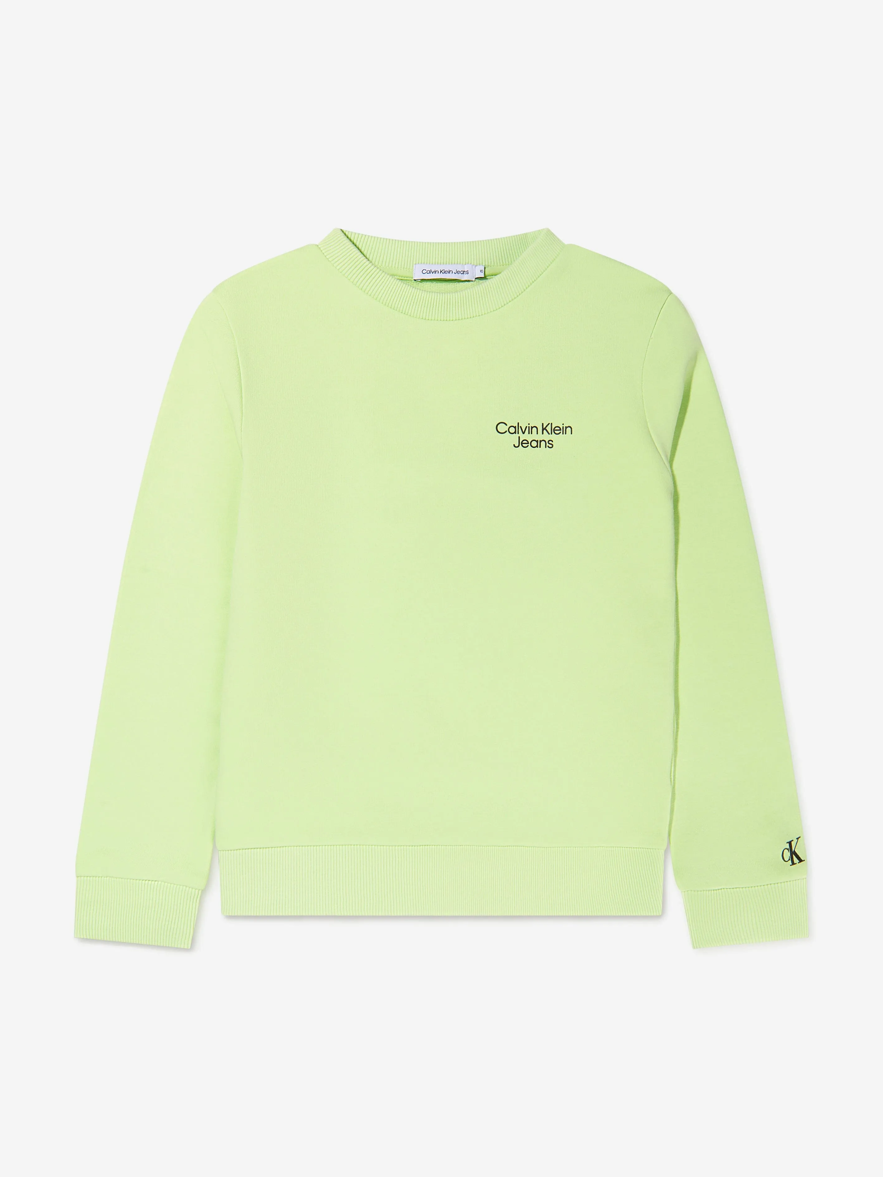 Calvin Klein Boys Organic Cotton Logo Sweatshirt