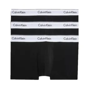 Calvin Klein Modern Cotton Stretch Trunks 3 Pack - Black