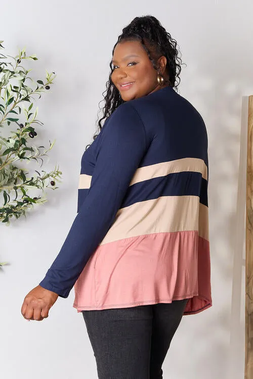 Camile Color Block Cardigan