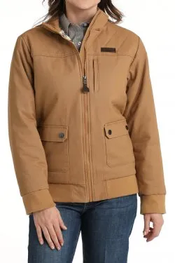 CINCH WOMEN'S CANVAS BOMBER JACKET
