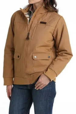 CINCH WOMEN'S CANVAS BOMBER JACKET