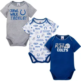 Colts All Set to Play 3 Pack Bodysuit Set