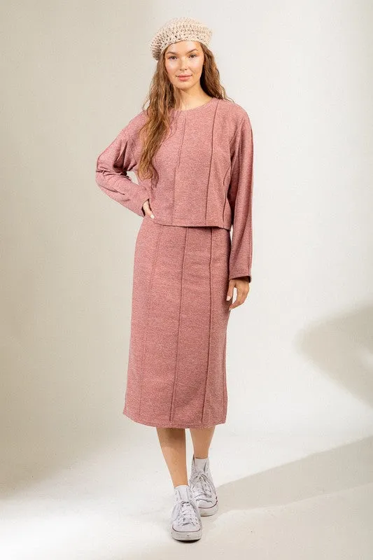 Comfy Chic Knit Skirt