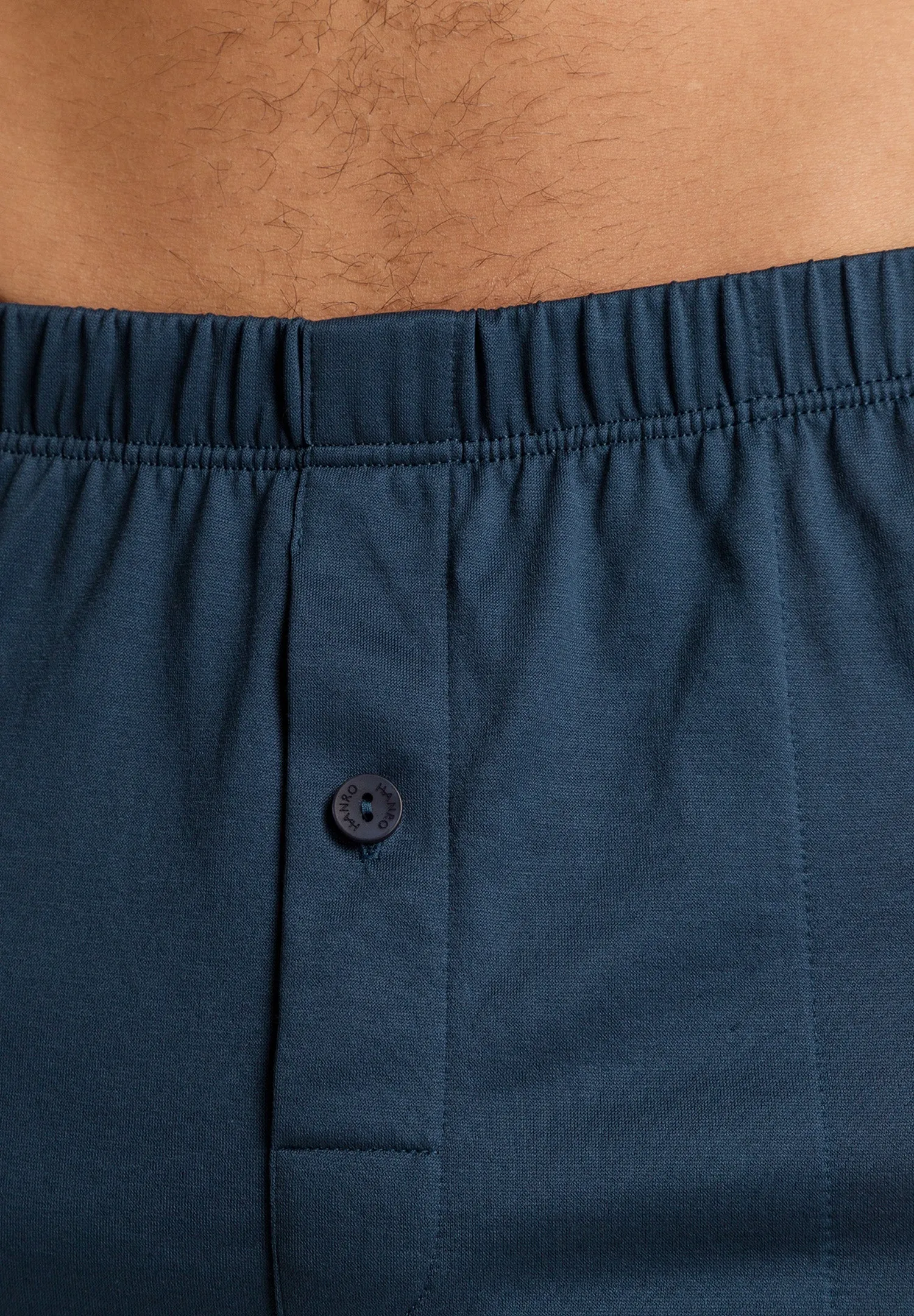 Cotton Sporty Button Fly Cotton Boxer | Midnight Sky 73505-2644
