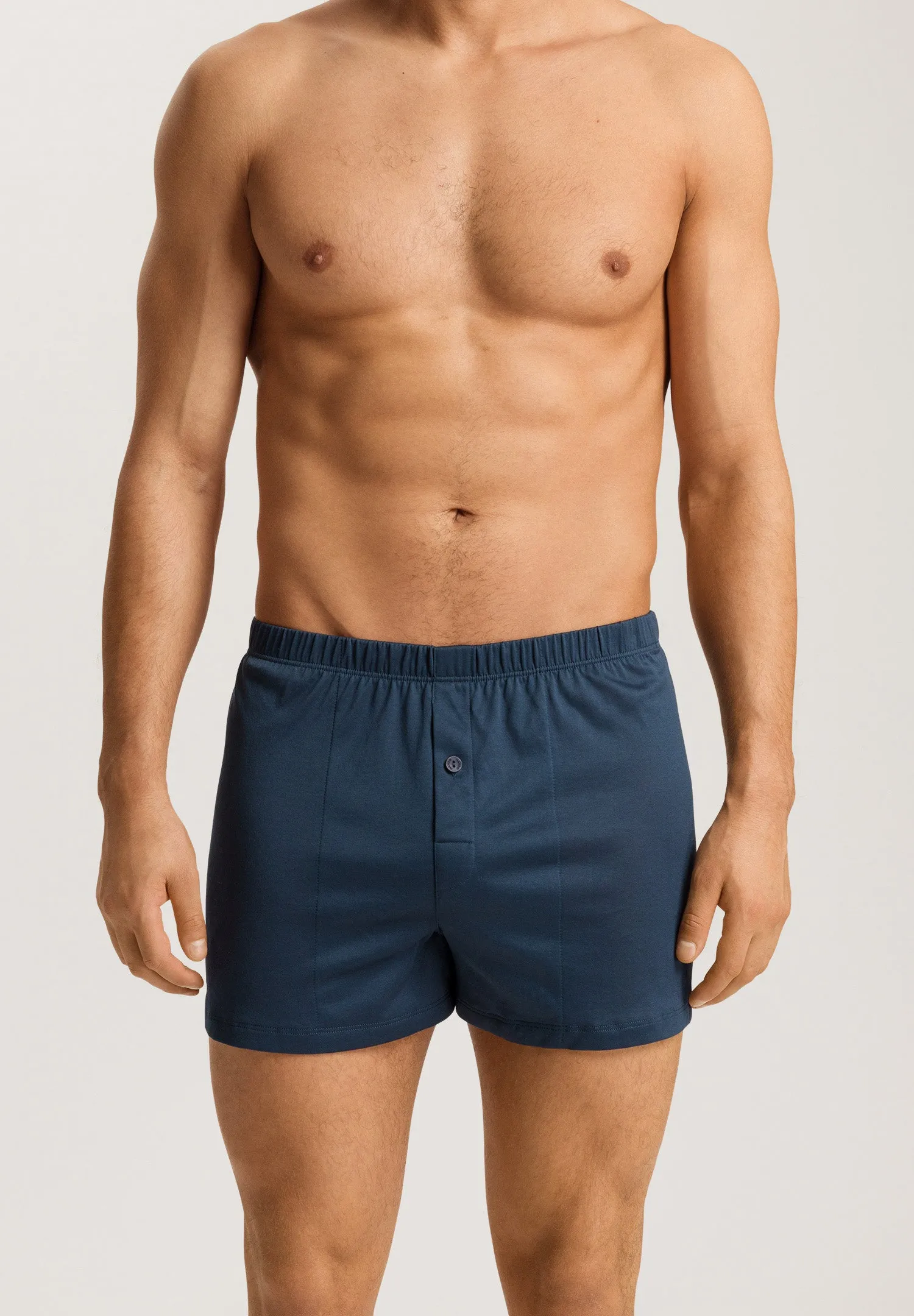 Cotton Sporty Button Fly Cotton Boxer | Midnight Sky 73505-2644