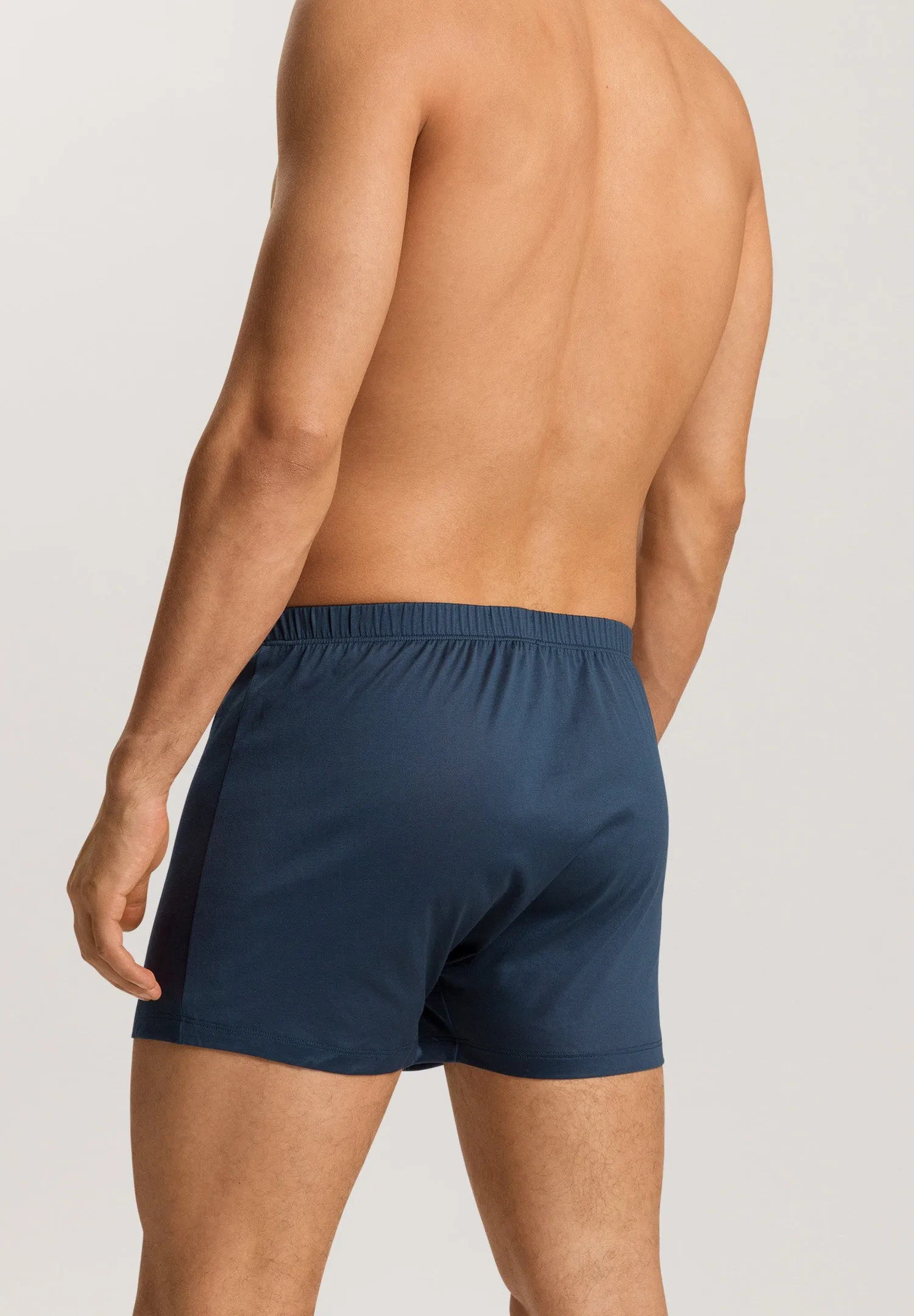 Cotton Sporty Button Fly Cotton Boxer | Midnight Sky 73505-2644