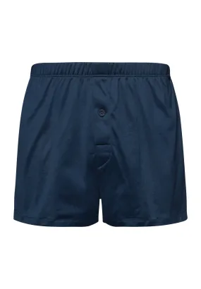 Cotton Sporty Button Fly Cotton Boxer | Midnight Sky 73505-2644