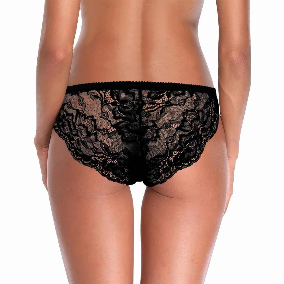 Custom Face Womens Panties Personalized Only You Sexy Underwear Women's Lace Panty