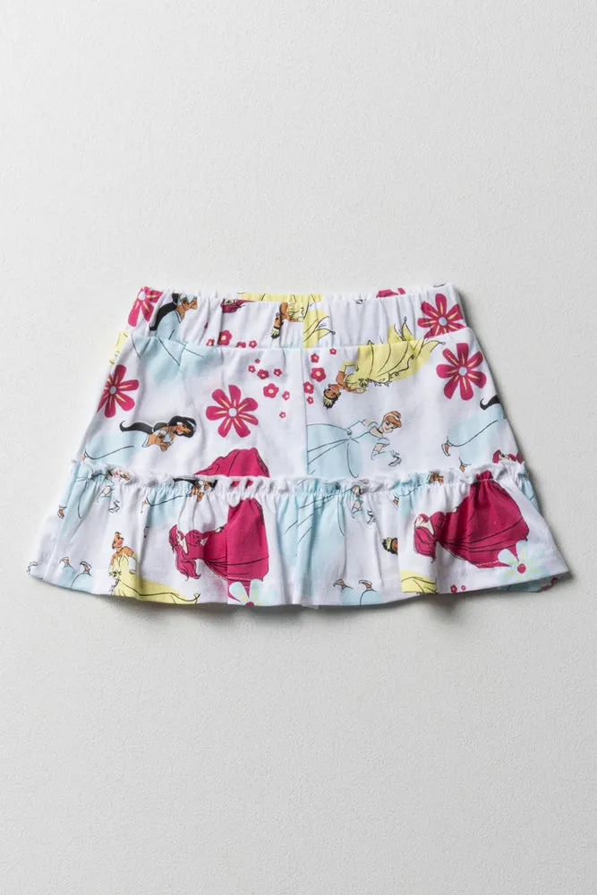 Disney Princesses Skort White
