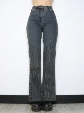 DKNY Overdyed Flare Jeans (Medium) 