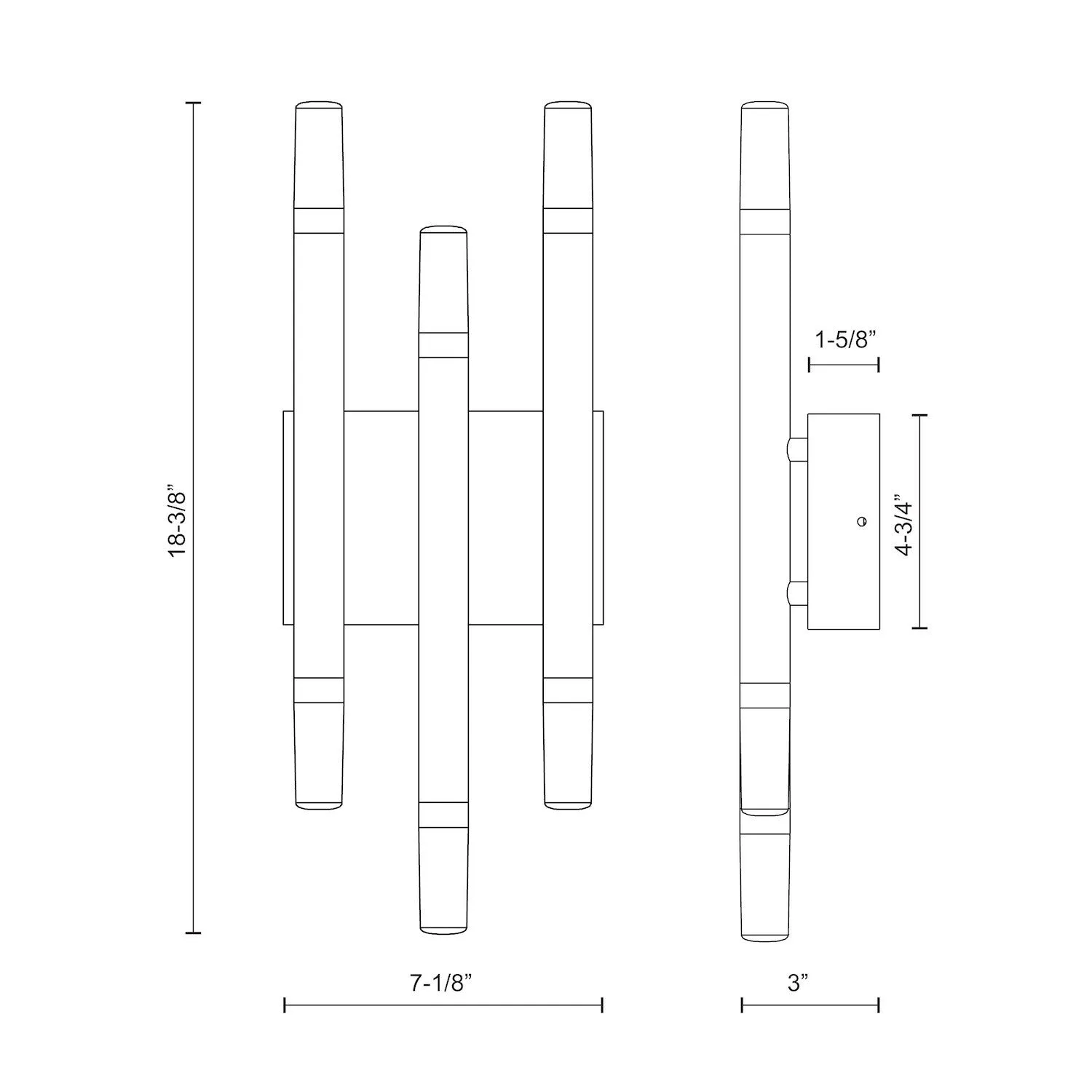 Draven 6-Light LED Sconce