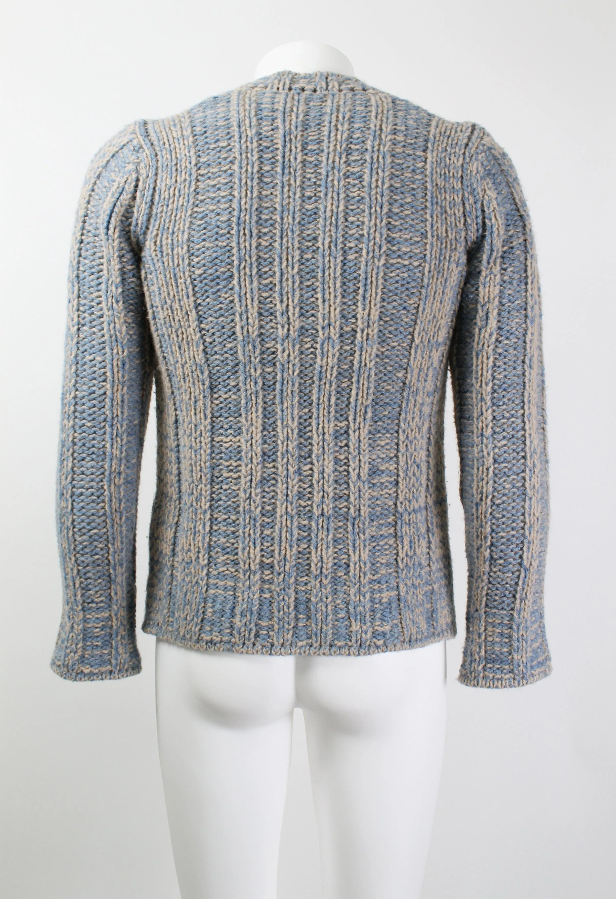 DRIES VAN NOTEN FW 2001 CABLE KNIT JUMPER