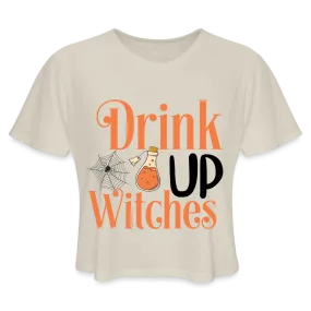 Drink Up Witches Women's Cropped T-Shirt