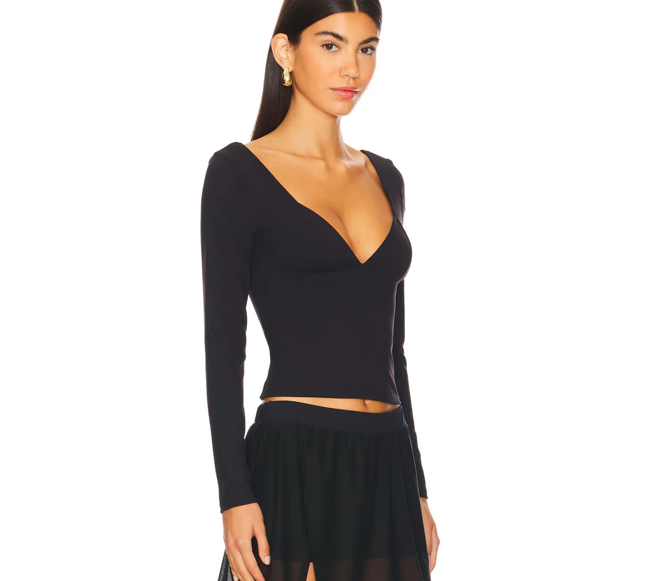 Duo Corset L/S - Black