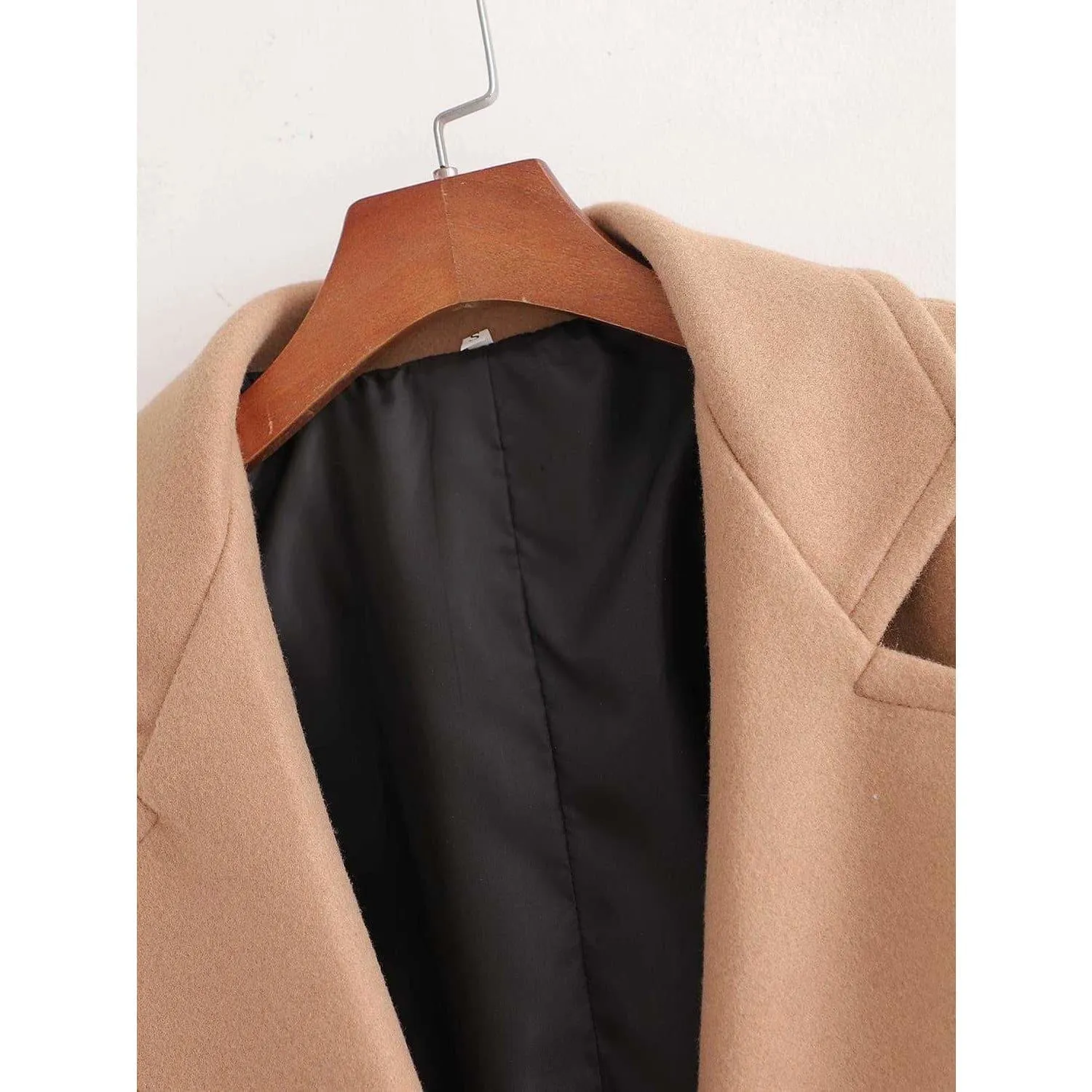 ELEGANT LONG WOOL COAT