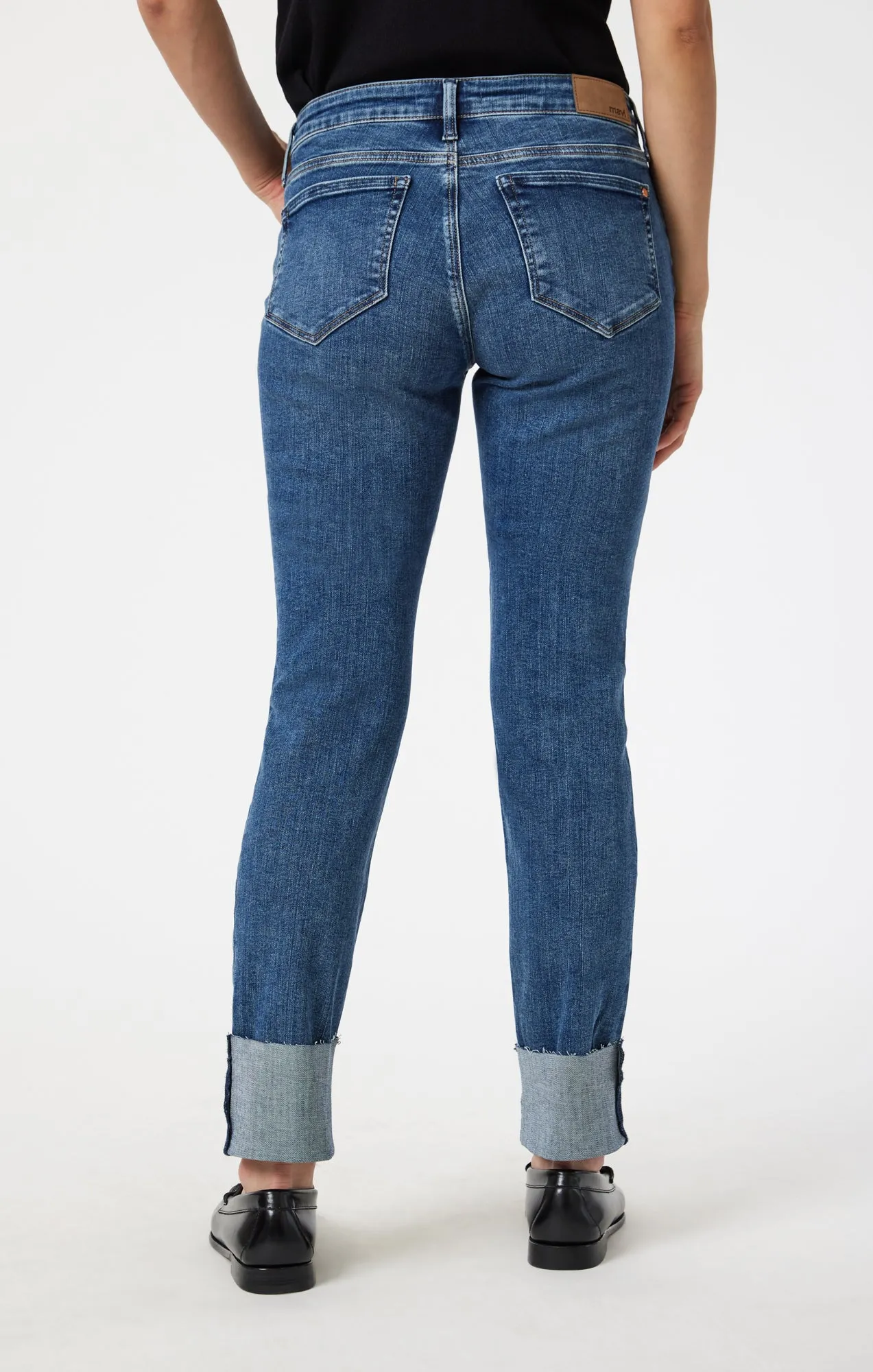 EMMA SLIM BOYFRIEND IN MID USED FLEX BLUE