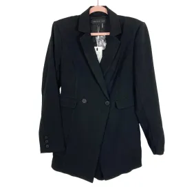 Endless Rose Black Blazer Romper NWT- Size L